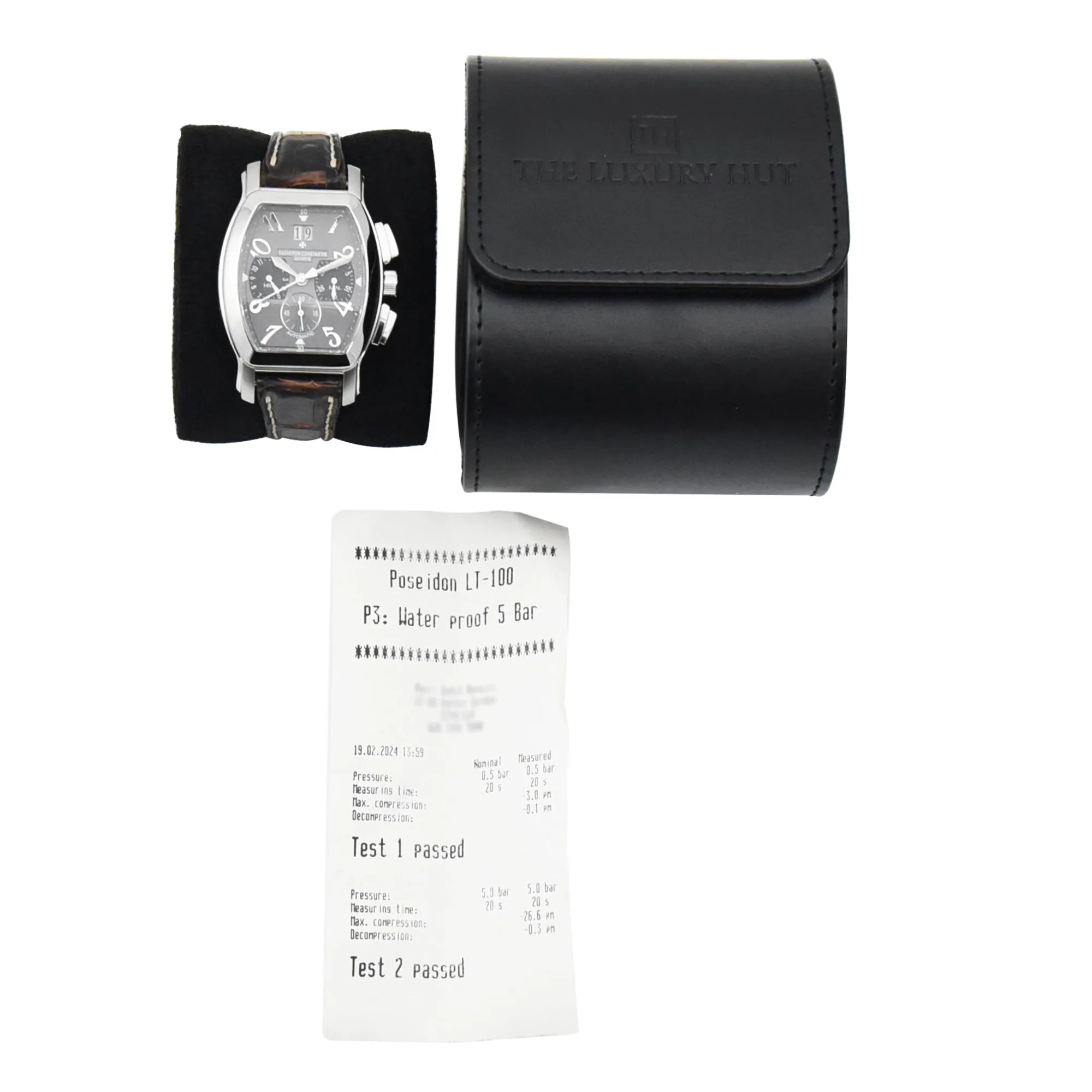 Vacheron Constantin Royal Eagle Chronograph Grey Dial Leather Strap Ref: 50645