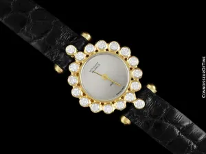 Van Cleef & Arpels VCA Rare Ladies Cocktail Watch - 18K Gold & Factory Set Diamonds