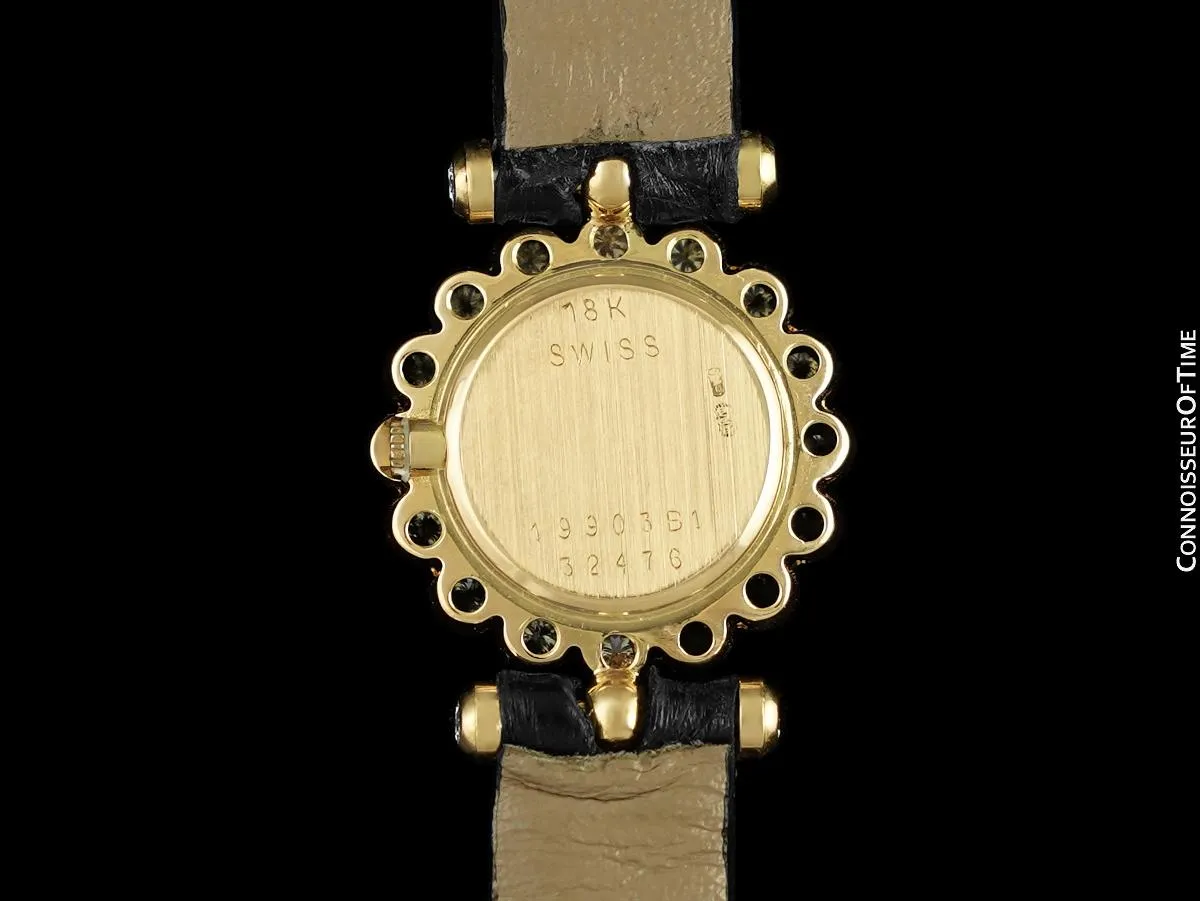 Van Cleef & Arpels VCA Rare Ladies Cocktail Watch - 18K Gold & Factory Set Diamonds