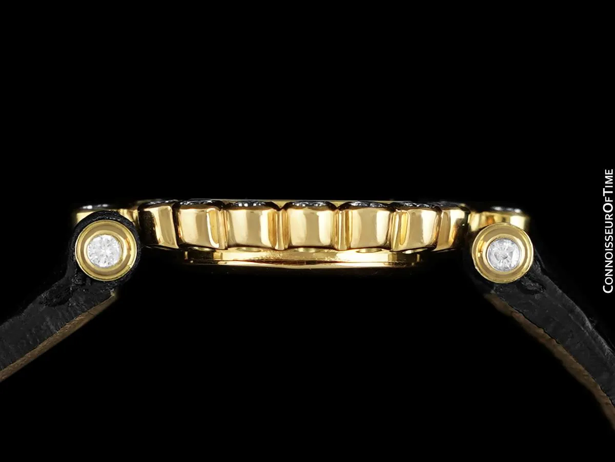 Van Cleef & Arpels VCA Rare Ladies Cocktail Watch - 18K Gold & Factory Set Diamonds
