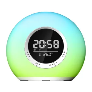 VIBE LED  Atmosphere Light And Bluetooth Speaker With Alarm Clock