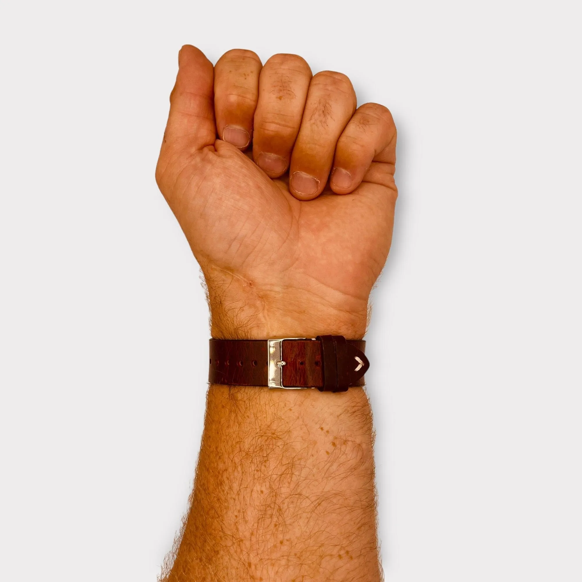 Vintage Oiled Leather Watch Straps Compatible with the Wenger 22mm Range