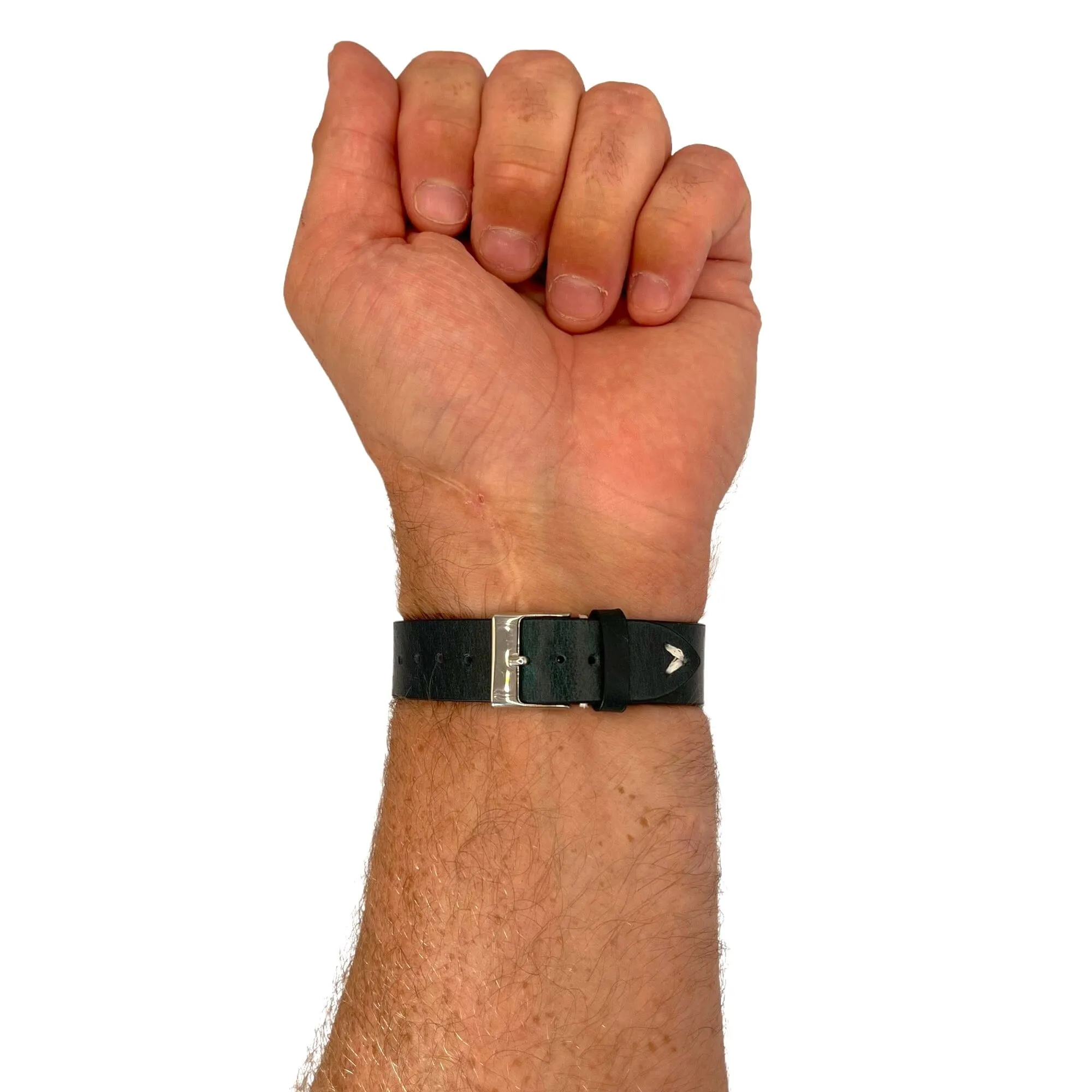 Vintage Oiled Leather Watch Straps Compatible with the Wenger 22mm Range