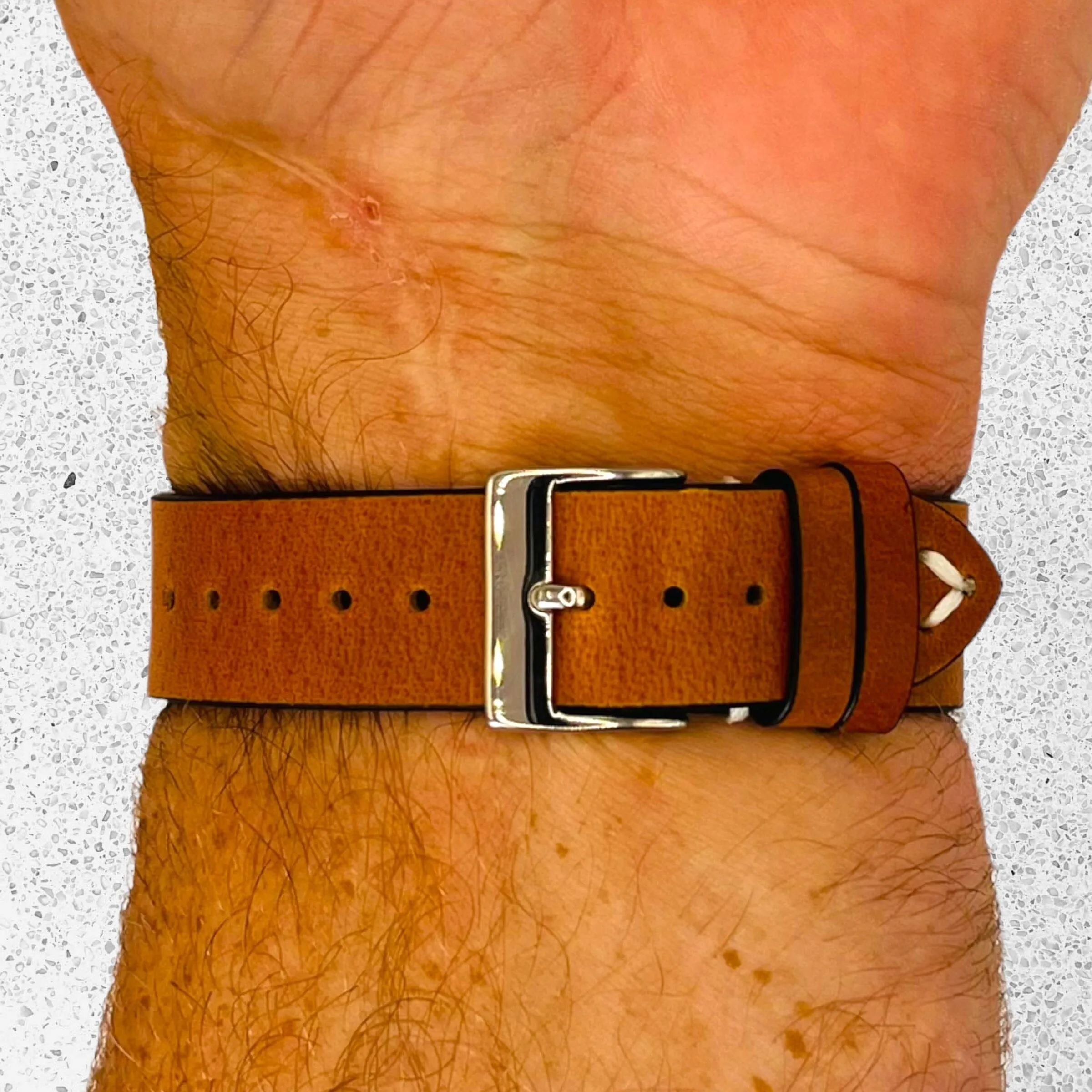 Vintage Oiled Leather Watch Straps Compatible with the Wenger 22mm Range