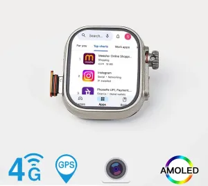 VWAR S9 Ultra 4G Android Smartwatch | 2.04" AMOLED