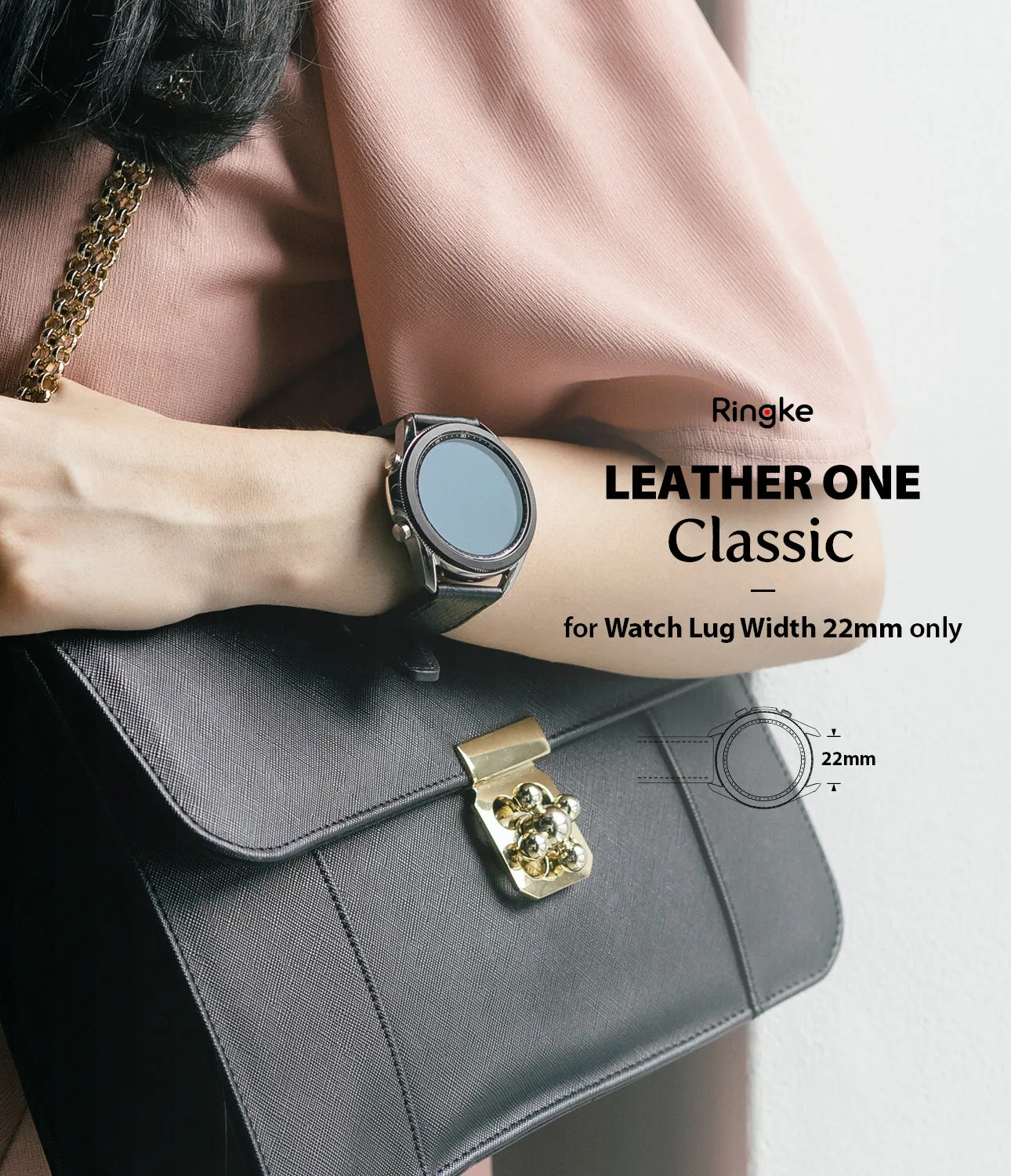 Watch Lug 22mm | Leather One Classic Band