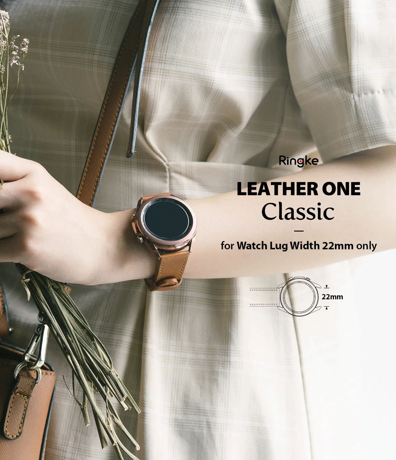 Watch Lug 22mm | Leather One Classic Band