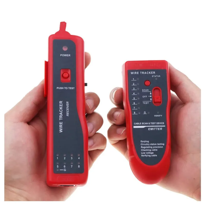 Wire Tracker Network Cable Tester For Telephone Lines And Lan Cables Ar-868