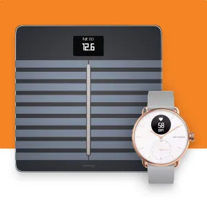 Withings Scanwatch (Rose Gold 38mm)   Withings Body Cardio (Black)