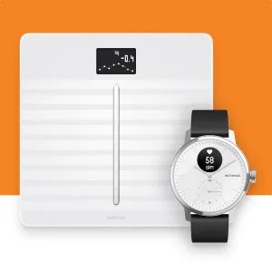 Withings Scanwatch (White 42mm)   Withings Body Cardio (White)