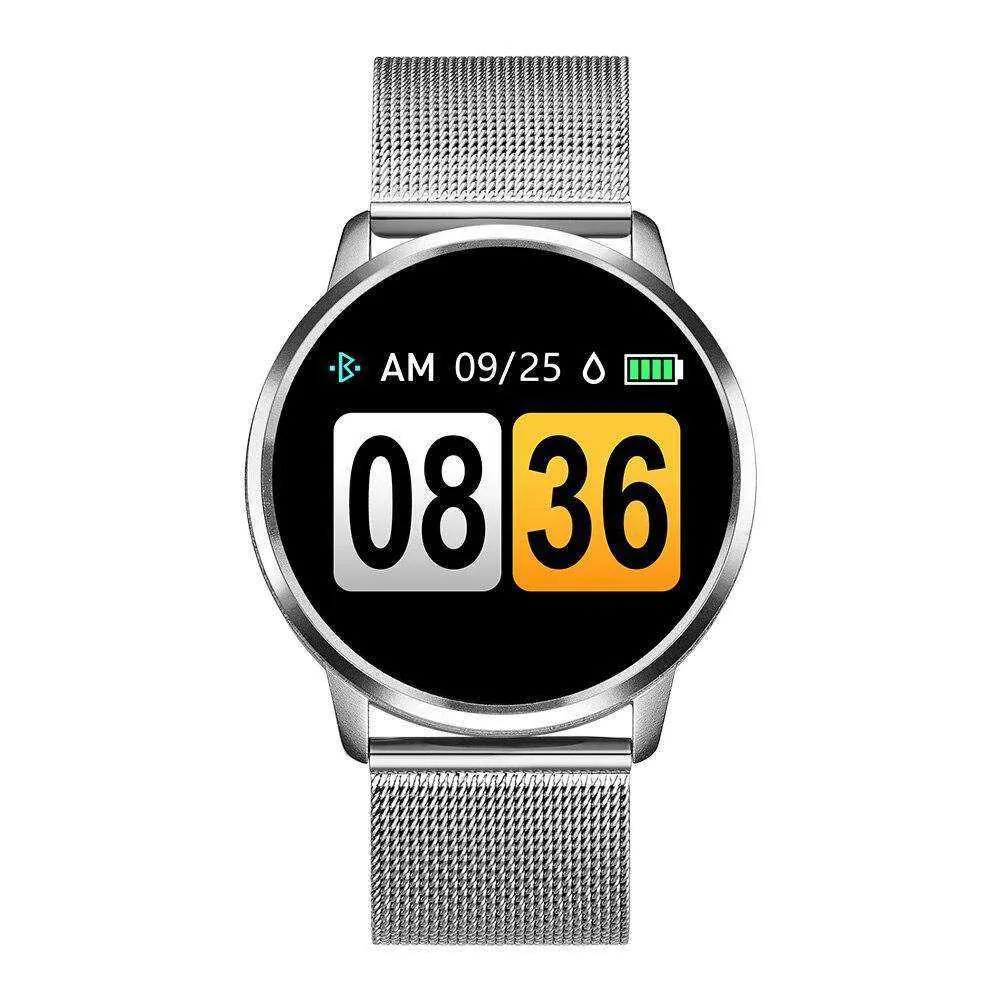Women Fitness Tracker Heart Rate Monitor OLED Color Screen Smartwatch