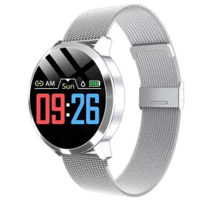 Women Fitness Tracker Heart Rate Monitor OLED Color Screen Smartwatch