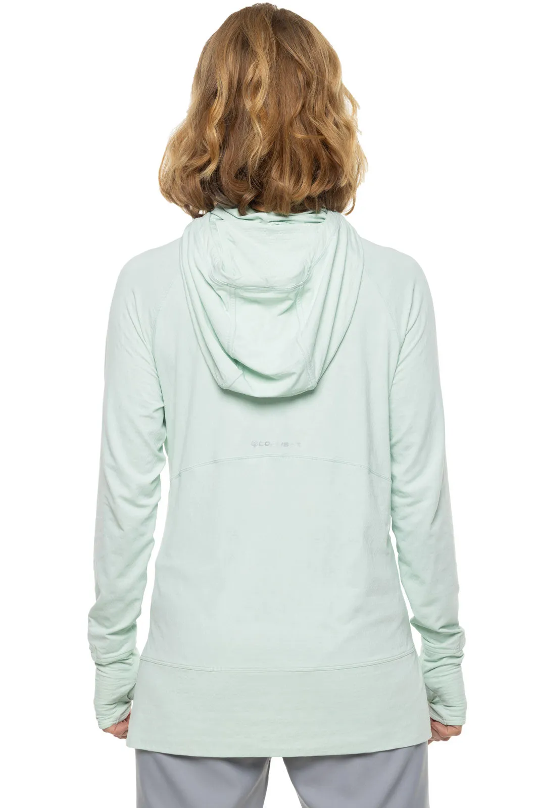 Women's Arabella Hoodie  |  Misty Aqua Diamond Jacquard