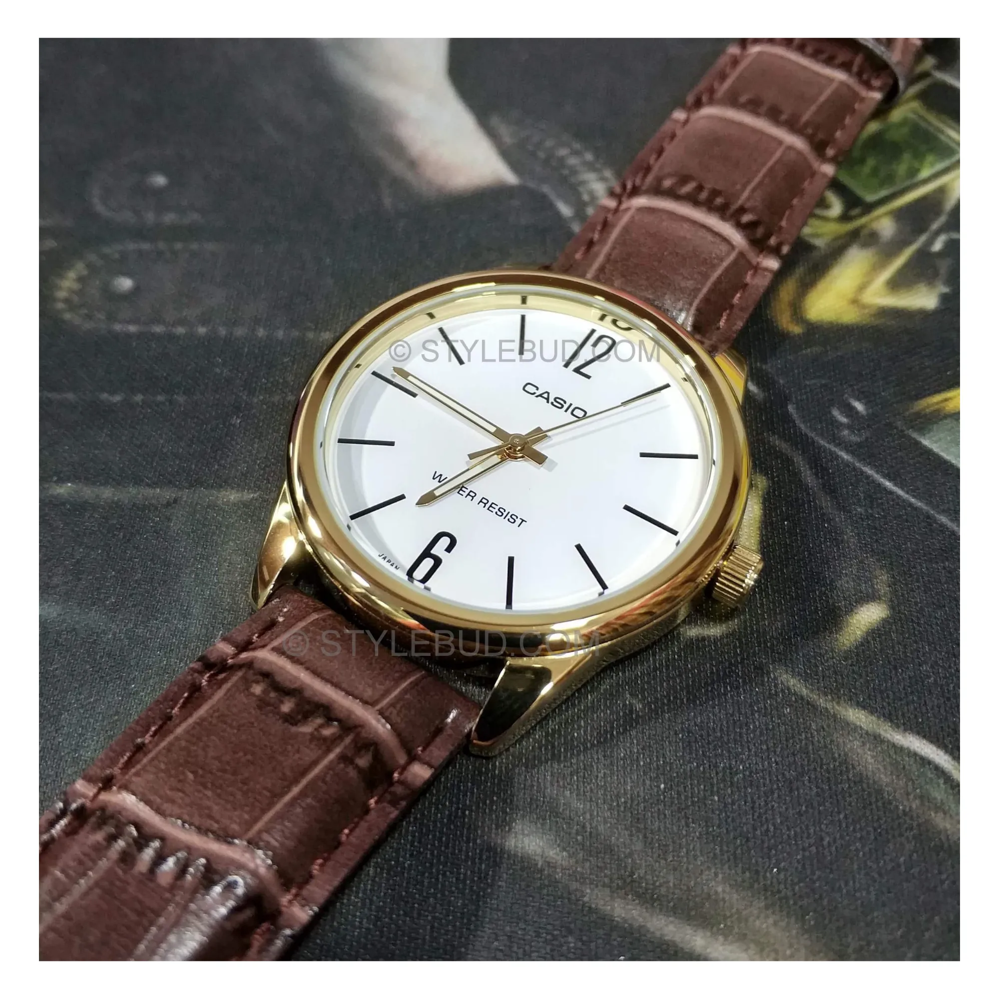 WW0096 Casio Standard Belt Watch MTP-V005GL-7BUDF