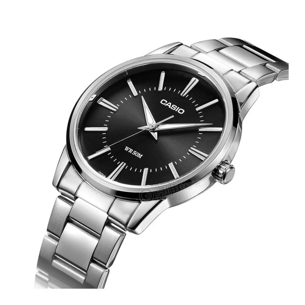 WW0407 Casio Enticer Silver Chain Watch MTP-1303D-1AVDF