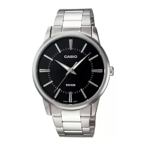 WW0407 Casio Enticer Silver Chain Watch MTP-1303D-1AVDF