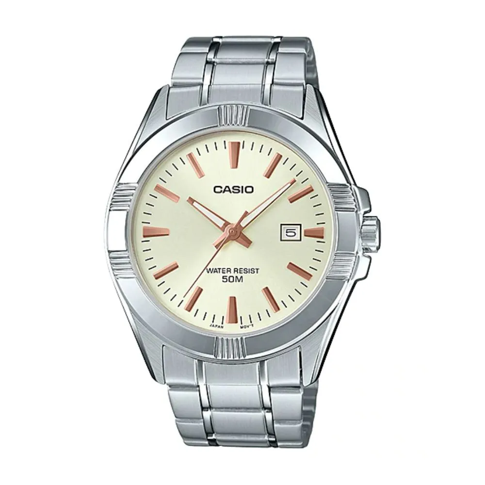 WW1213 Casio Enticer Date Chain Watch MTP-1308D-9AVDF