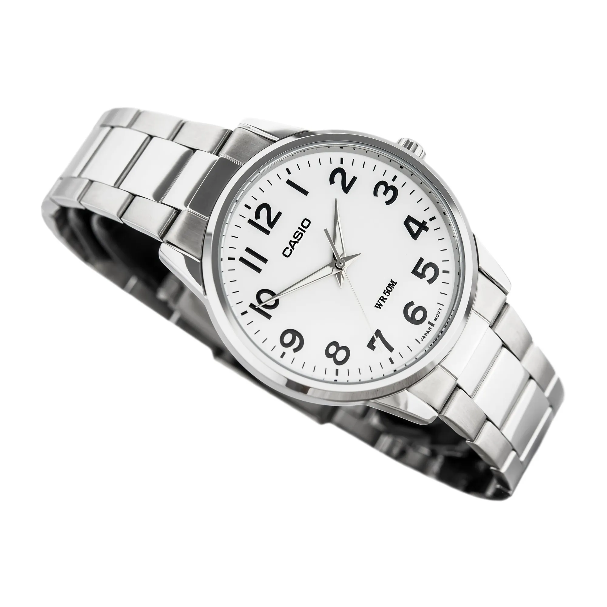 WW1353 Casio Enticer Silver Chain Watch MTP-1303D-7BVDF