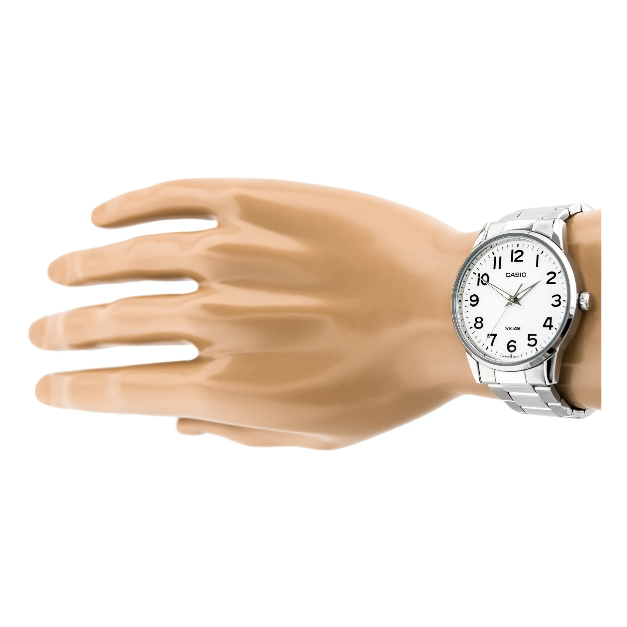 WW1353 Casio Enticer Silver Chain Watch MTP-1303D-7BVDF