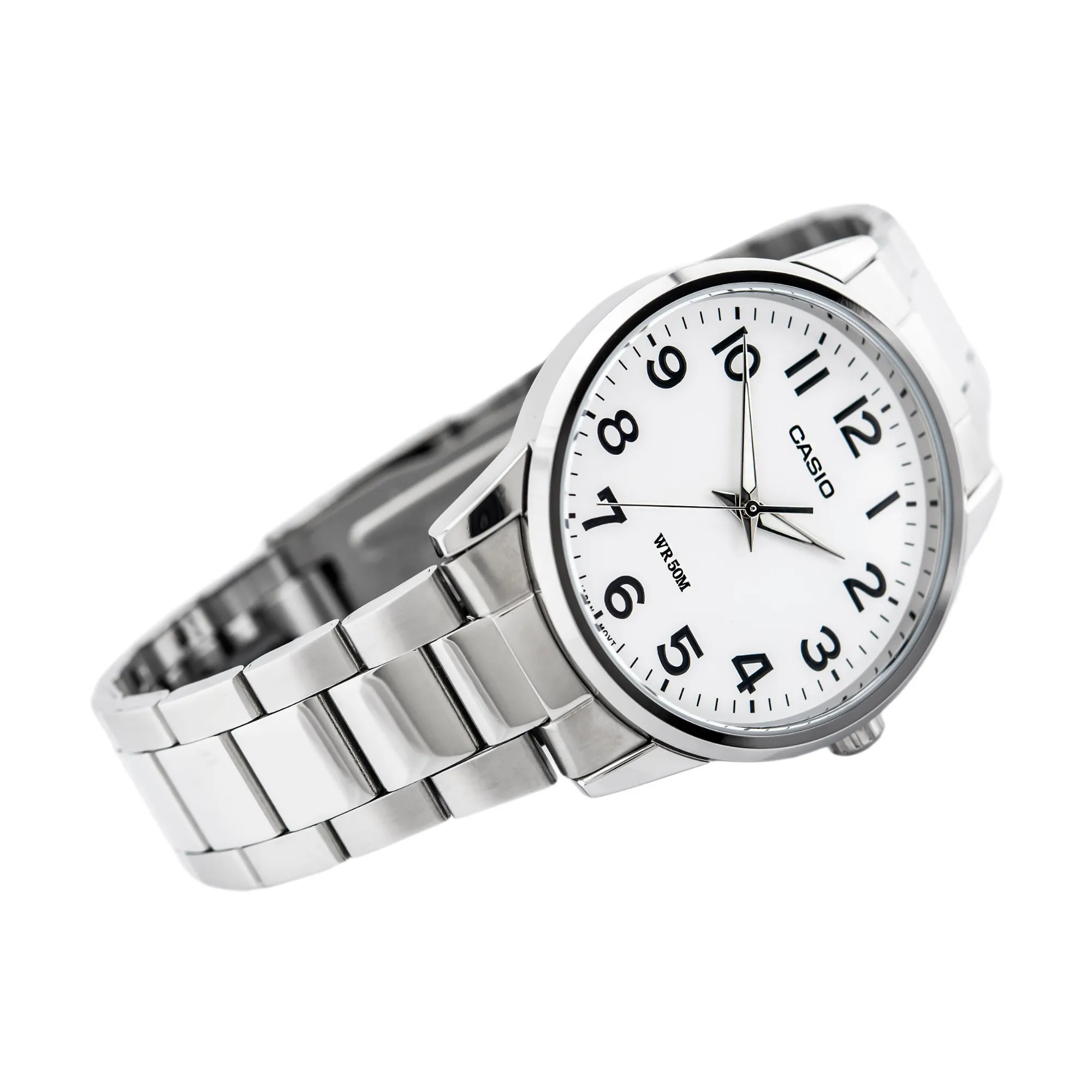 WW1353 Casio Enticer Silver Chain Watch MTP-1303D-7BVDF
