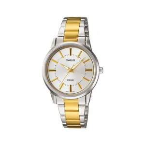 WW1356 Casio Enticer Two Tone Ladies Chain Watch LTP-1303SG-7AVDF