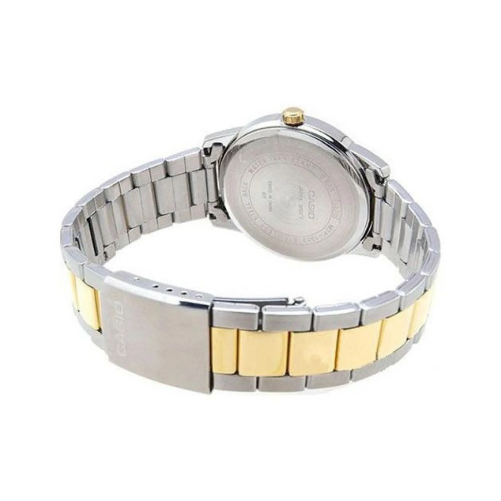 WW1356 Casio Enticer Two Tone Ladies Chain Watch LTP-1303SG-7AVDF