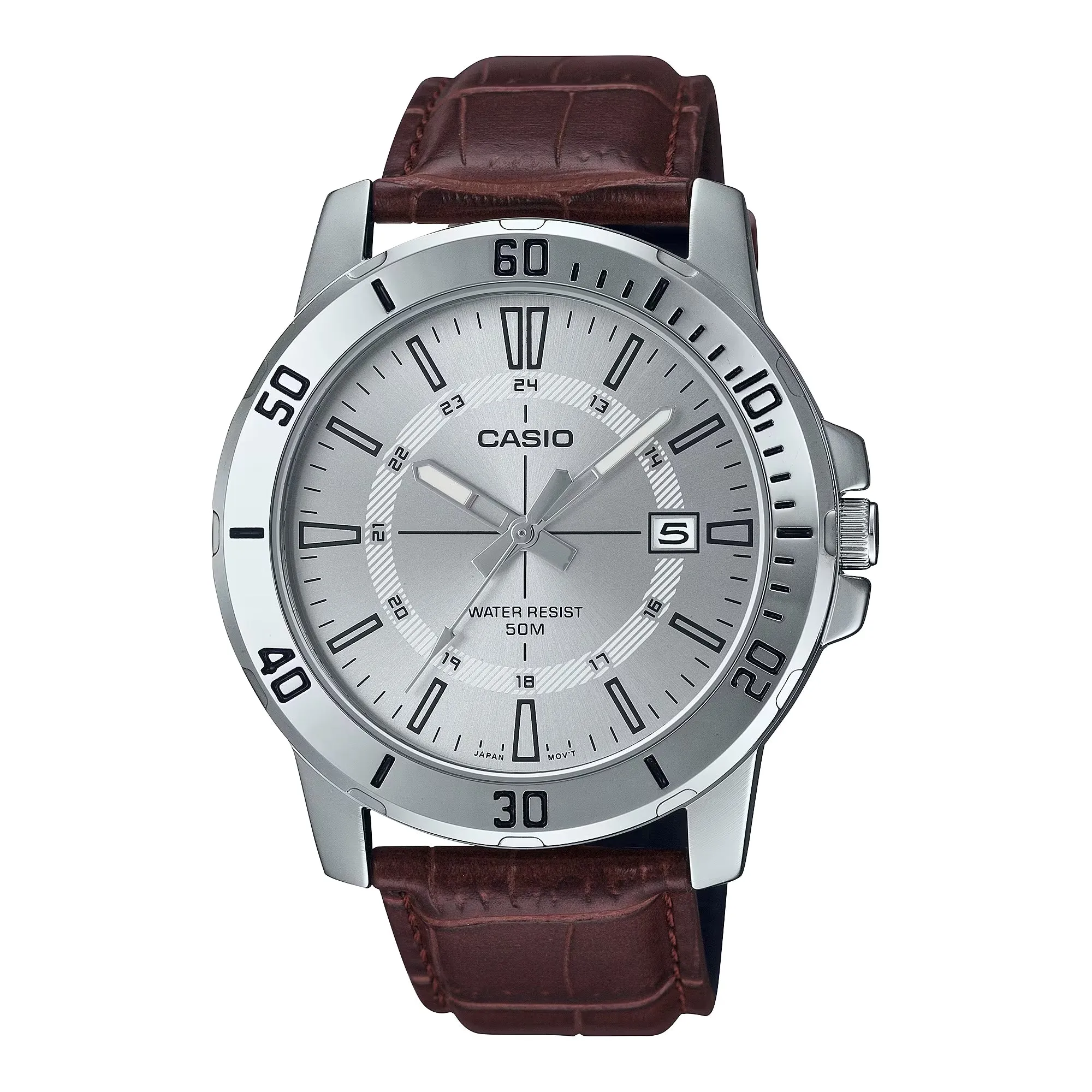 WW2490 Casio Enticer Date Belt Watch MTP-VD01L-7CVUDF