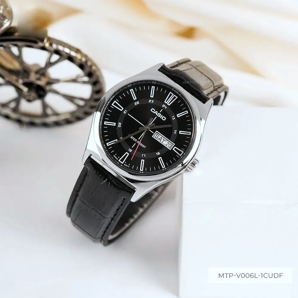 WW2511 Casio Standard Day Date Belt Watch MTP-V006L-1CUDF