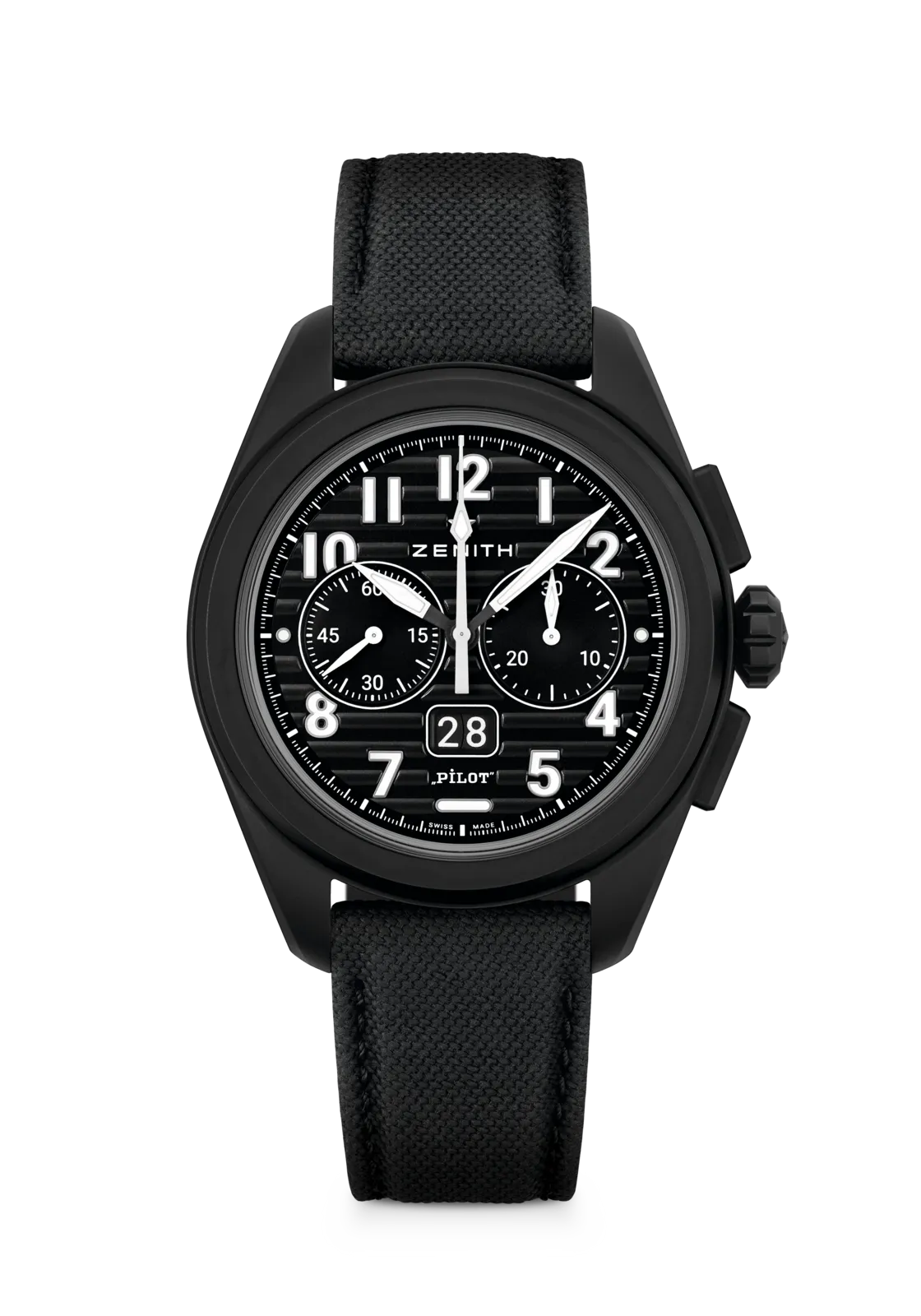 Zenith Pilot Big Date Flyback Black Ceramic Men's Watch
